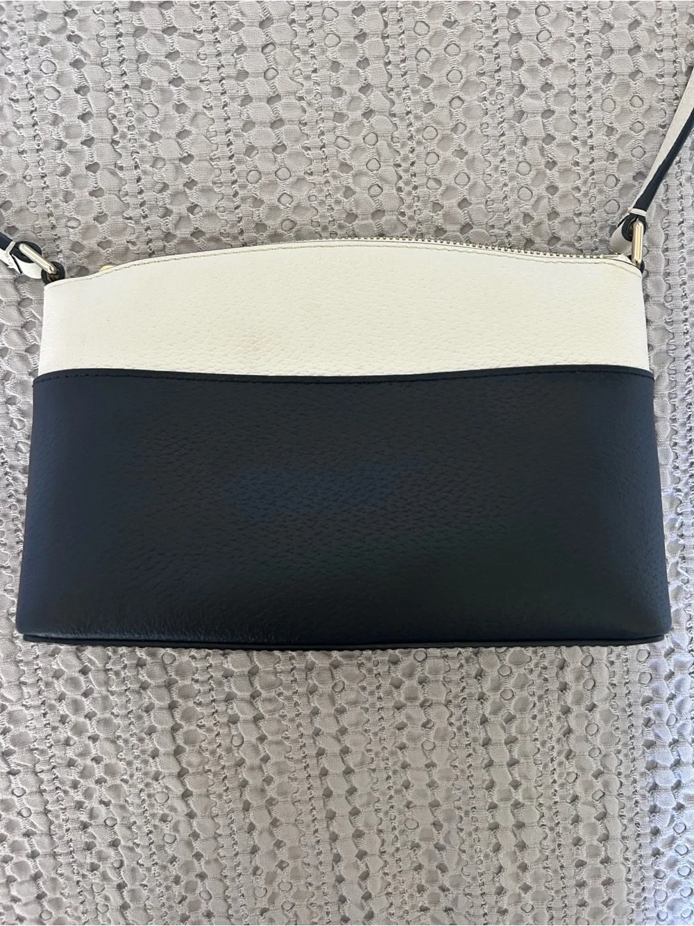 Kate Spade Two-Tone Black and White Crossbody Bag